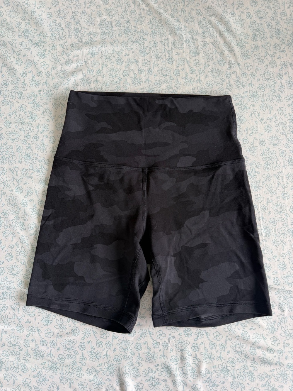 lululemon align short 6in black camo